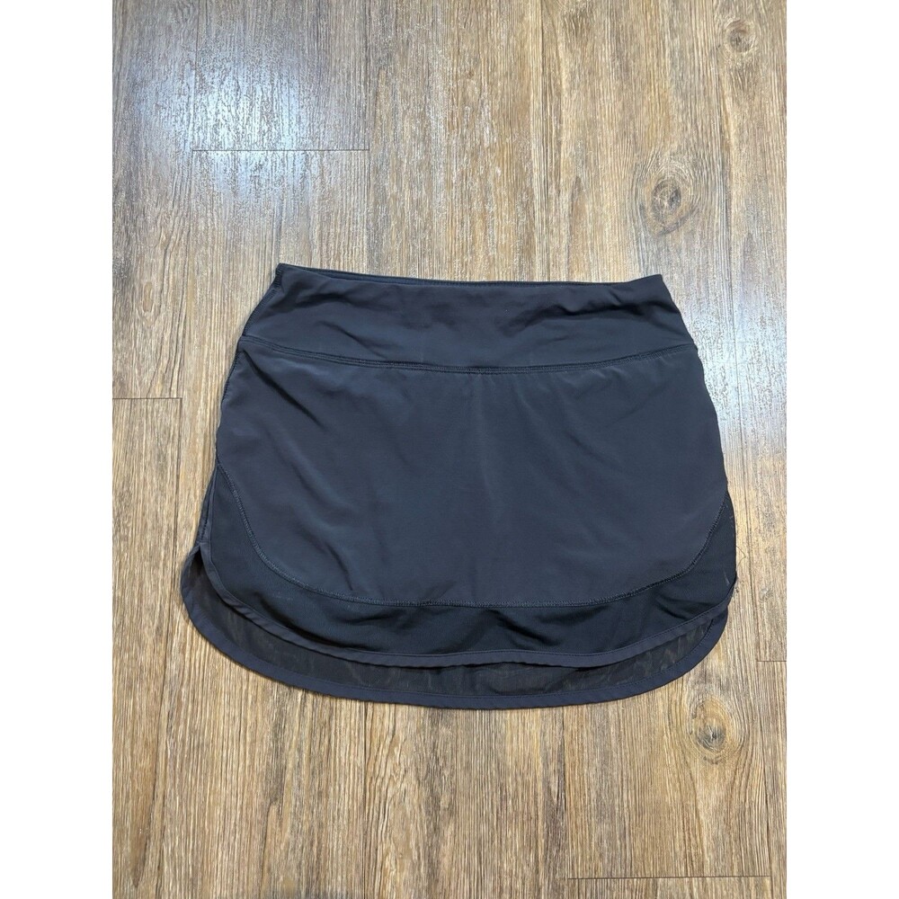 Lululemon Hotty Hot High Rise Skirt Skort Sz 2 Black Shorts